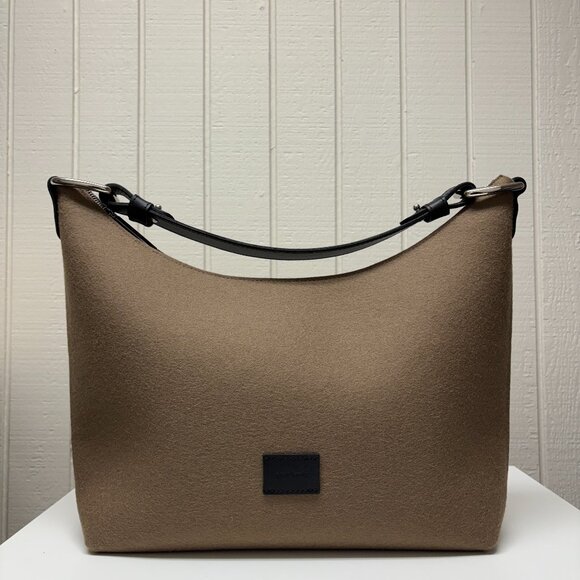 NEW Graf Lantz Hana Merino Wool Hobo Bag - Cumin (Brown) - Picture 1 of 10